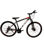 Велосипед CrossBike Lion 27.5" 17" Серый-Оранжевый (уценка)