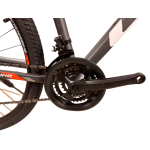 Велосипед CrossBike Lion 27.5" 17" Серый-Оранжевый (уценка)