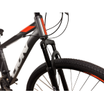 Велосипед CrossBike Lion 27.5" 17" Сірий-Помаранчевий (уцінка)