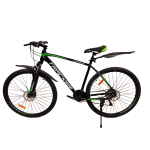 Велосипед CrossBike Tracker 29" 21" Чорний-Зелений