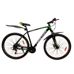 Велосипед CrossBike Tracker 29" 21" Чорний-Зелений