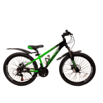 Велосипед Cross Flash 2025 24" 12" Зелений-Чорний