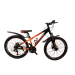 Велосипед Cross Flash 2025 24" 12" Помаранчевий-Чорний