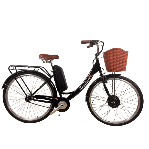 Електровелосипед Titan Messina 28" 18" Чорний 500W 48V13Ah