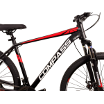 Велосипед CrossBike COMPASS 29" 20" Черный-Красный