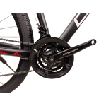 Велосипед CrossBike COMPASS 29" 20" Черный-Красный