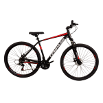 Велосипед CrossBike COMPASS 29" 20" Чорний-Червоний