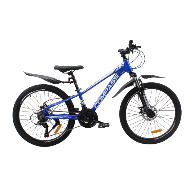 Велосипед CrossBike COMPASS 24" 11" Синій-Білий