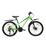 Велосипед CrossBike COMPASS 24" 11" Зелёный-Чёрный