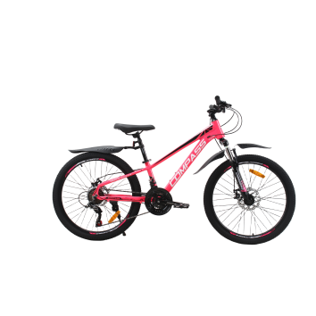 Велосипед CrossBike COMPASS 24" 11" Розовый-Чёрный