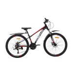 Велосипед CrossBike COMPASS 26" 12.5" Черный-Красный
