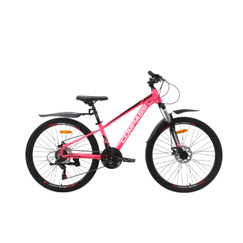Велосипед CrossBike COMPASS 26" 12.5" Рожевий-Чорний