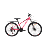 Велосипед CrossBike COMPASS 26" 12.5" Розовый-Чёрный
