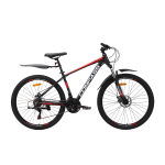 Велосипед CrossBike COMPASS 27.5" 17" Чорний-Червоний