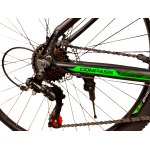 Велосипед CrossBike COMPASS 27.5" 17" Чорний-Зелений