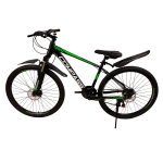 Велосипед CrossBike COMPASS 27.5" 17" Черный-Зелёный