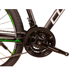 Велосипед CrossBike COMPASS 27.5" 17" Чорний-Зелений