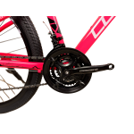 Велосипед CrossBike COMPASS 26" 12.5" Рожевий-Чорний