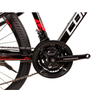 Велосипед CrossBike COMPASS 26" 12.5" Чорний-Червоний
