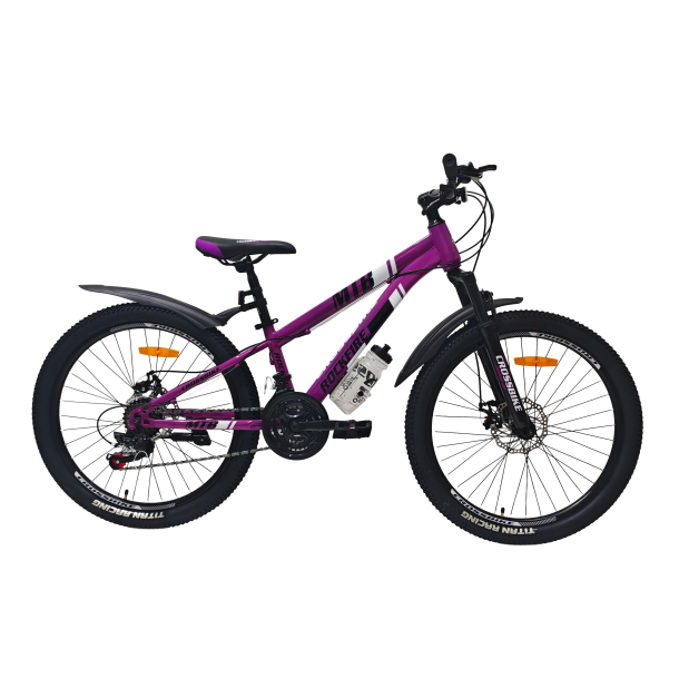 Велосипед CrossBike Rockfire 24" 11" Фіолетовий