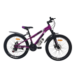 Велосипед CrossBike Rockfire 24" 11" Фіолетовий