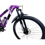 Велосипед CrossBike Rockfire 26" 13" Фіолетовий