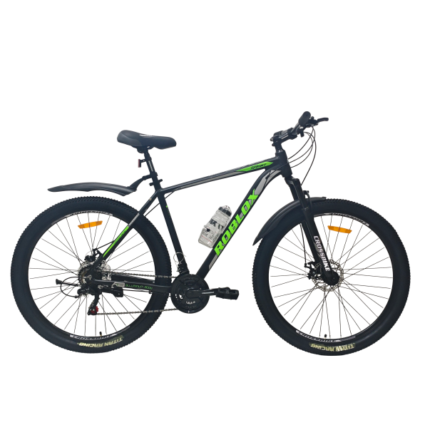 Велосипед CrossBike Roblox 29" 19" Черный-Зеленый