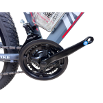 Велосипед CrossBike Imperia 26" 13" Серый-Красный