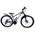 Велосипед CrossBike Imperia 26" 13" Сірий-Червоний