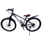 Велосипед CrossBike Imperia 26" 13" Сірий-Червоний