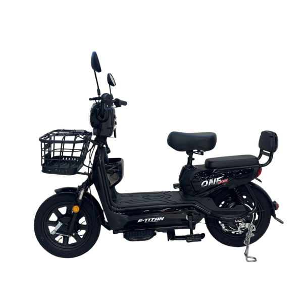 Електроскутер E-Titan Plaid 16" Чорний