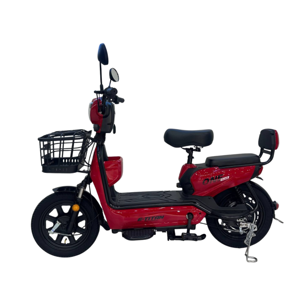 Електроскутер E-Titan Plaid 16" Червоний