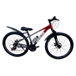 Велосипед CrossBike Roblox 24" 11" Красный-Серый
