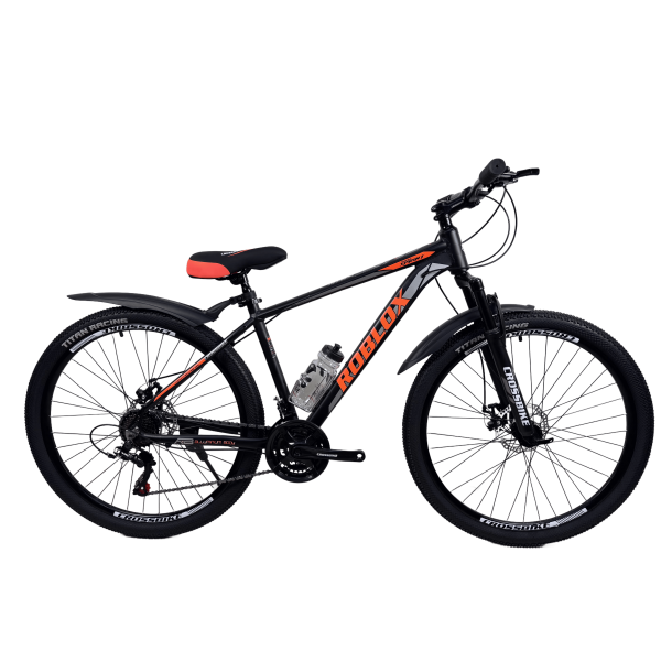 Велосипед CrossBike Roblox 27.5" 17" Чорний-Помаранчевий