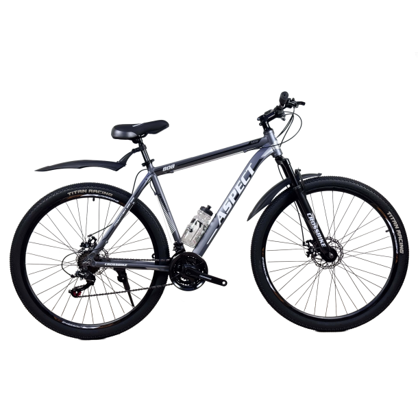 Велосипед CrossBike Aspect 29" 21" Чорний-Сірий