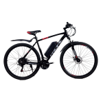 Електровелосипед Crossbike Pacific 29" 21" Чорний-Червоний задній 500W 48V13Ah