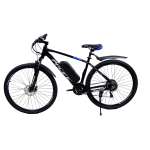 Велосипед Crossbike Pacific 29" 19" Черный-Синий с дисплеем задний 500W 48V15Ah