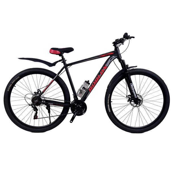 Велосипед CrossBike Roblox 29" 21" Черный-Красный