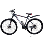 Велосипед CrossBike Imperia 29" 21" Сірий-Червоний