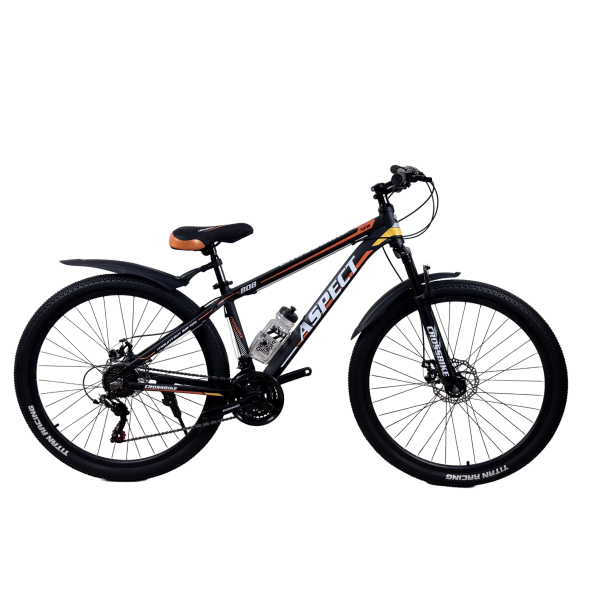 Велосипед CrossBike Aspect 27.5" 15" Черный-Оранжевый