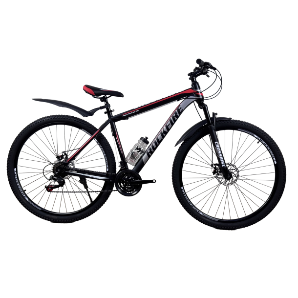 Велосипед CrossBike Rockfire 29" 19" Чорний-Червоний