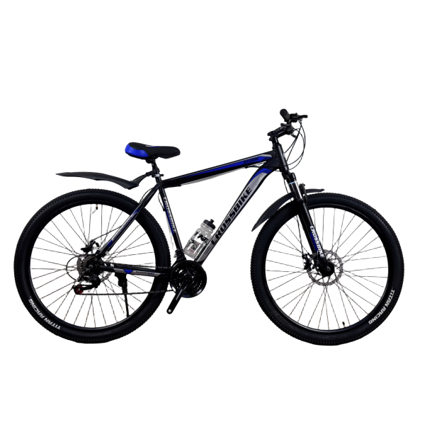 Велосипед CrossBike Storm 29" 21" Чорний-Синій