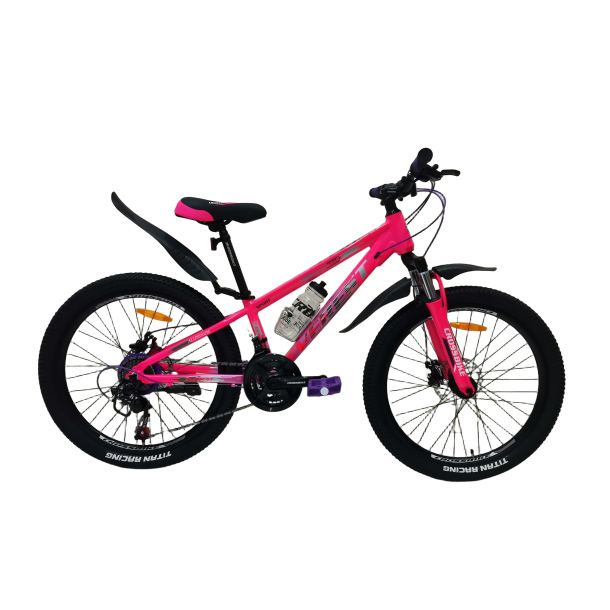 Велосипед CrossBike Everest 24" 12" Розовый