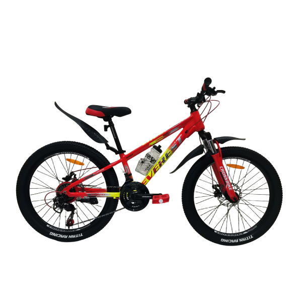 Велосипед CrossBike Everest 24" 12" Красный