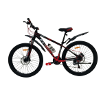 Велосипед CrossBike Everest 27.5" 15" Чорний-Червоний