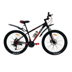 Велосипед CrossBike Everest 27.5" 15" Чорний-Червоний