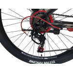 Велосипед CrossBike Everest 27.5" 15" Чорний-Червоний