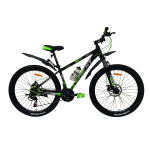 Велосипед CrossBike Everest 27.5" 15" Чёрный-Зелёный