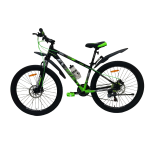Велосипед CrossBike Everest 27.5" 15" Чёрный-Зелёный