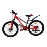 Велосипед CrossBike Aspect 24" 11" Неоновый красный-Серый